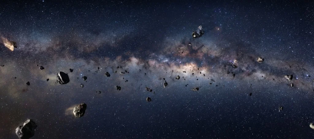 Asteroid belt and meteor showers