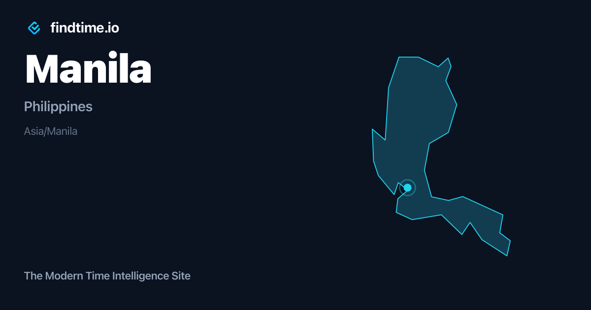 Current Local Time in Manila, Philippines | findtime.io